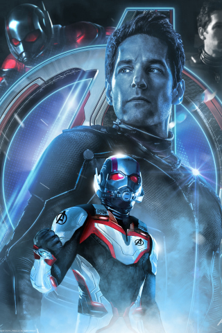Avengers: Endgame, Ant-man, movie poster, art, 240x320 wallpaper