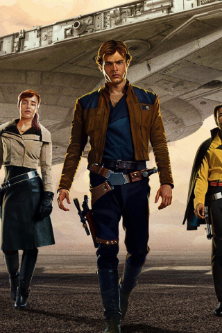 Solo: A Star Wars Story, cast, movie, 240x320 wallpaper