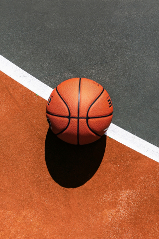 Basketball, sports, court, 240x320 wallpaper