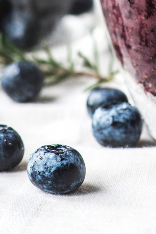 Fresh, fruits, antioxidant, blueberry, 240x320 wallpaper