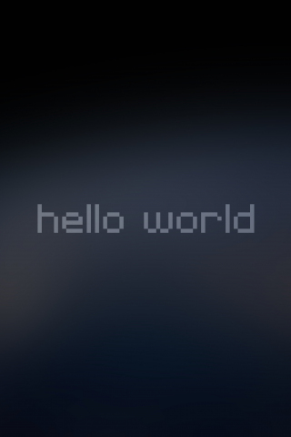 Hello world, typography, minimal, 240x320 wallpaper
