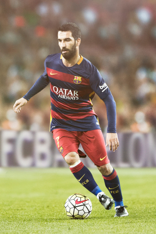 Arda Turan, FC Barcelona, footballer, 240x320 wallpaper