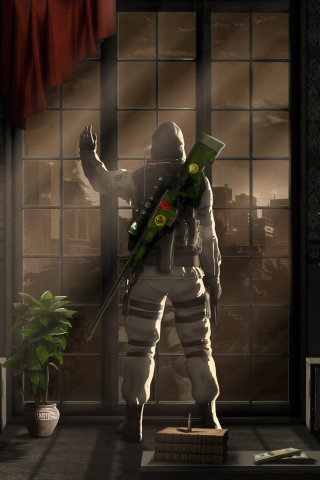 Sniper, Counter-Strike: Global Offensive, 2012 game, 240x320 wallpaper