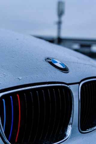 Front, BMW M4, car, 240x320 wallpaper