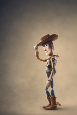 Toy story 4, Woody, animation movie, pixar, 240x320 wallpaper