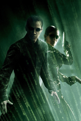 Matrix Trilogy, movie, 240x320 wallpaper