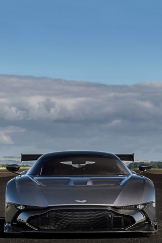 Race car, Aston Martin Vulcan, 240x320 wallpaper