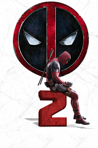 Deadpool 2, 2018 movie, poster, 240x320 wallpaper