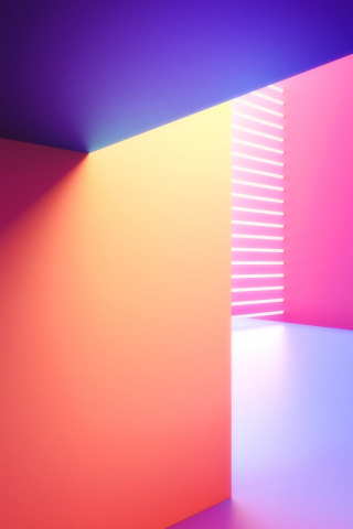Geometrical, gradients, colorful, 240x320 wallpaper