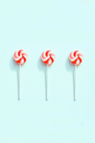 Lollipops, sweet candy, minimal, 240x320 wallpaper