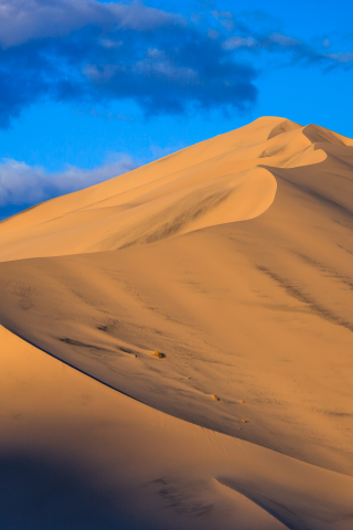 Landscape, sand, dunes, desert, 240x320 wallpaper