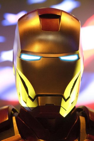 Iron man, suit, helmet, 2018, 240x320 wallpaper