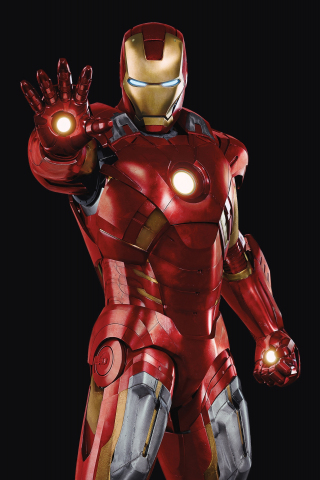 Iron man, marvel comics, superhero, 240x320 wallpaper