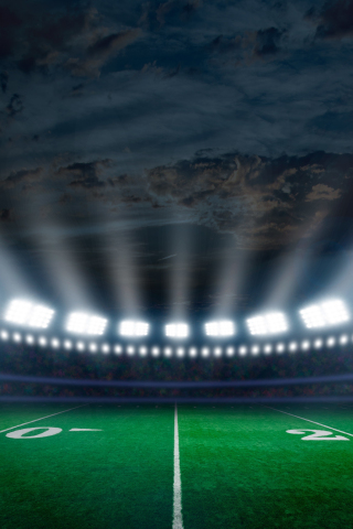 Stadium, football, lights, sports, 240x320 wallpaper