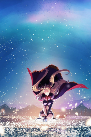 Anime, night out, lancer, Fate/Grand order, 240x320 wallpaper