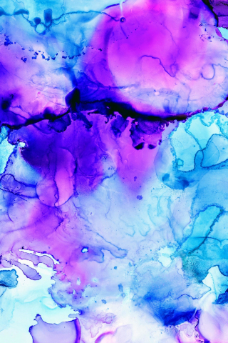 Purple-blue, abstraction art, texture, 240x320 wallpaper
