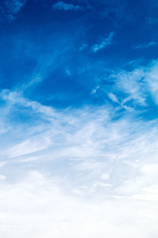 Clouds and blue sky, sunny day, 240x320 wallpaper