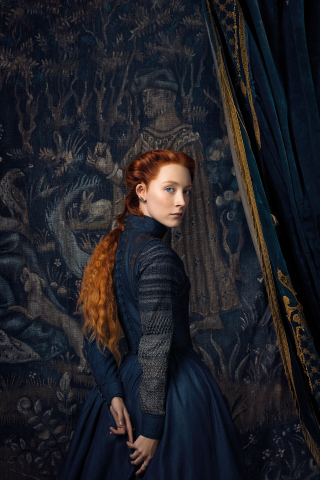 Saoirse Ronan, Mary Queen of Scots, 2018, movie, 240x320 wallpaper