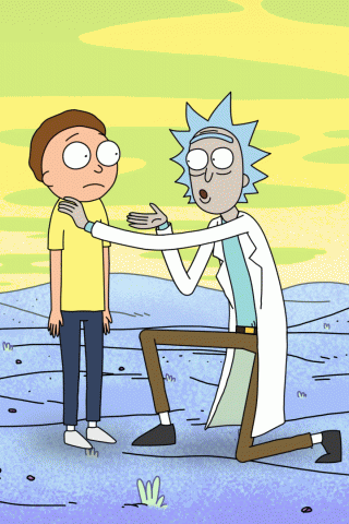 Rick and Morty, talk, animated series, wonder land, 240x320 wallpaper