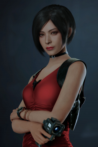 Ada Wong, Resident Evil 2, confident, video game, 240x320 wallpaper