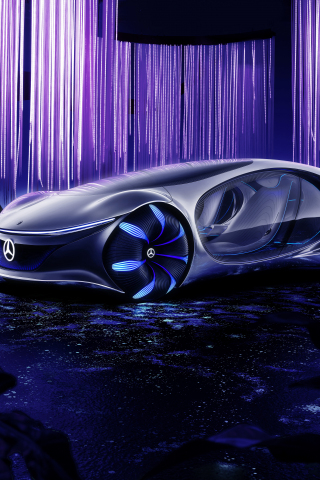 Mercedes-Benz VISION AVTR, side-view, 2020, 240x320 wallpaper