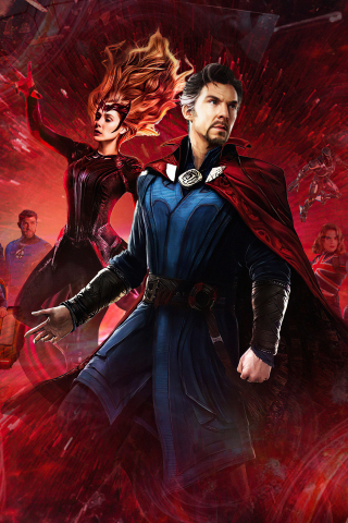 Doctor Strange Multiverse of Madness, movie, fan art, 240x320 wallpaper