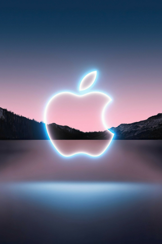 Apple stock, logo, 2021, 240x320 wallpaper