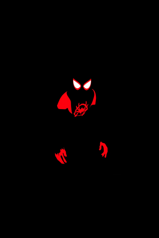 Spider-man, dark artwork, 2020, 240x320 wallpaper