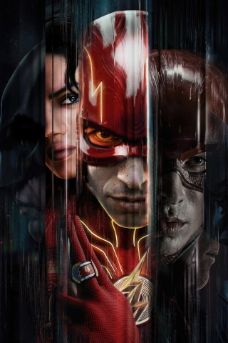 The Flash, a multiverse movie, 2023, 240x320 wallpaper