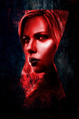 Black Widow, 2020 movie, poster, 240x320 wallpaper