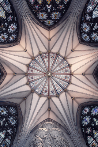 Ceiling, cathedral, interior, architecture, 240x320 wallpaper
