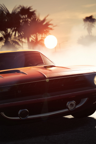 Need for speed payback, video game, muscle car, front, 240x320 wallpaper