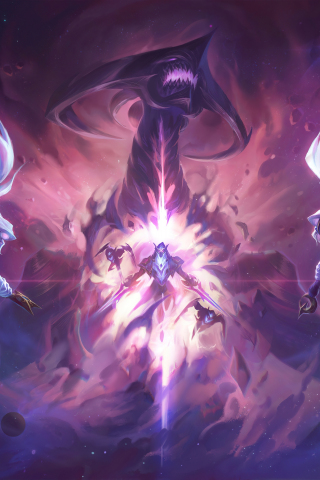 Dark Star vs Cosmic League of Legends, 2021, 240x320 wallpaper