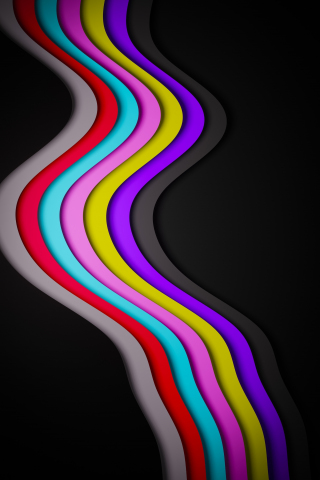 Colorful Paint, pathway, abstract, stripes, 240x320 wallpaper