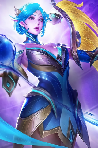 Download wallpaper 240x320 mobile game, girl warrior, libra, art, old ...