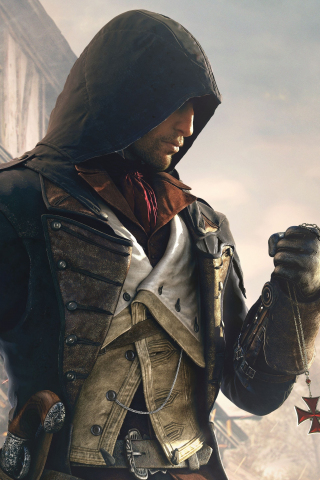 Assassin's Creed Unity, video game, 240x320 wallpaper