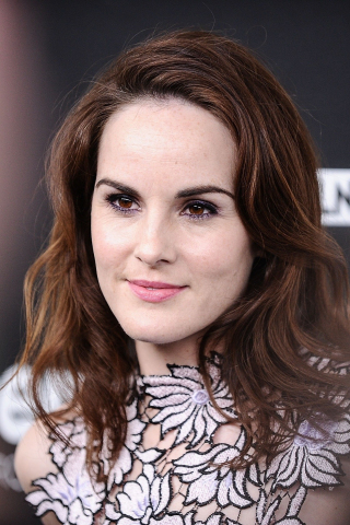 Michelle Dockery, actress and singer, 240x320 wallpaper