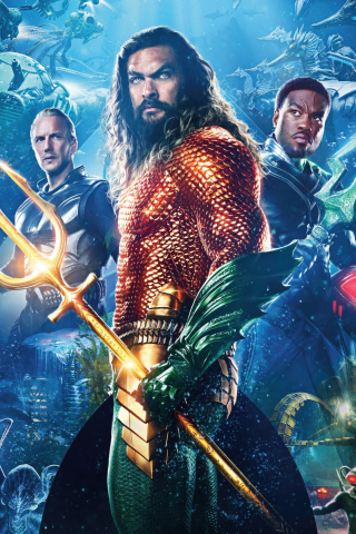  Aquaman and the Lost Kingdom, movie of 2023, 240x320 wallpaper