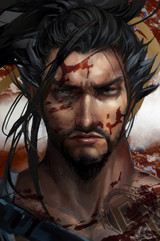 Wallpaper wolf, bow, costume, arrows, Archer, Overwatch, hanzo, Hanzo  Shimada for mobile and desktop, section игры, resolution 4597x3280 -  download