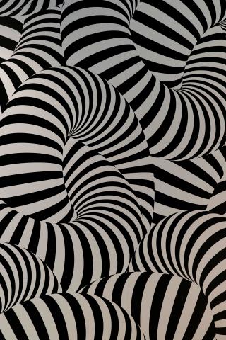 Illusion, stripes, twisting, abstraction, 240x320 wallpaper
