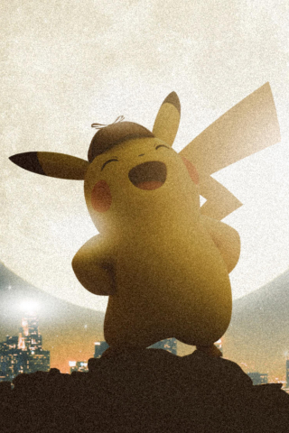 Detective Pikachu, 2019 movie, 240x320 wallpaper