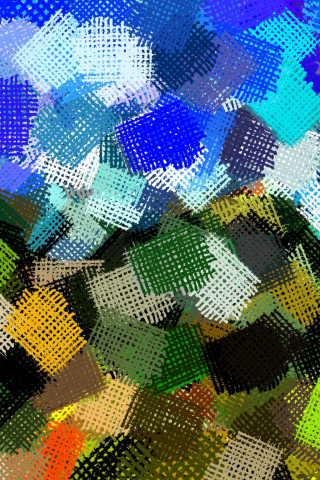 Texture, color, brushes, mark, art, 240x320 wallpaper