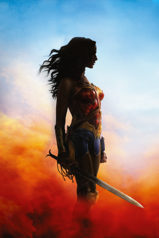 Wonder Woman, princess, 2018, 240x320 wallpaper