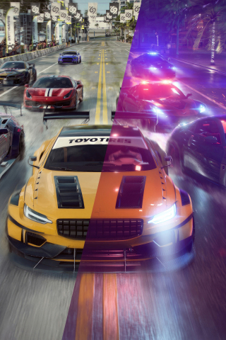 Need for Speed Heat, racing game, 2023, 240x320 wallpaper