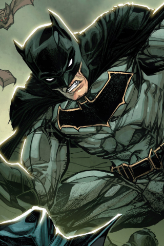 Comics, batman, dark, 240x320 wallpaper