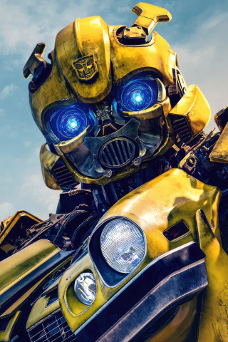 Bumblebee, transformers rise of the beasts poster, 240x320 wallpaper