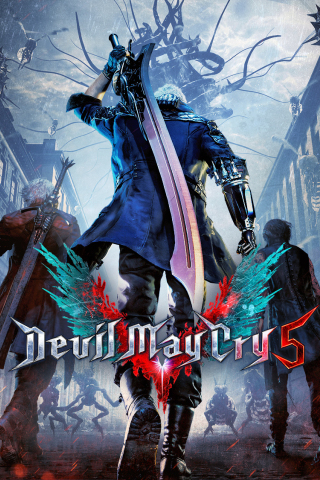 Devil May Cry 5, video game, poster, 2018, 240x320 wallpaper