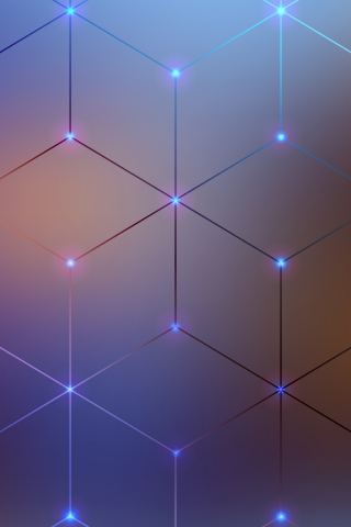 Cubes, grid, pattern, abstract, 240x320 wallpaper