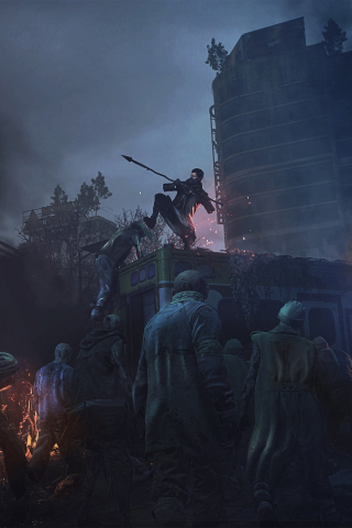 Dying Light 2, game, gamescom, screenshot, 240x320 wallpaper