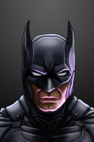 Batman in the shadows, PS4 video game, superhero, 240x320 wallpaper